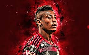 Veja o perfil completo no linkedin e descubra as conexões de brunobruno e as vagas em empresas similares. Download Wallpapers Bruno Henrique 2019 Brazilian Footballers Flamengo Fc Striker Bruno Henrique Pinto Red Neon Lights Serie A Brazil Football For Desktop Free Pictures For Desktop Free