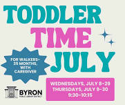 Toddler Time July Session: Thursdays