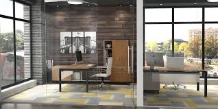 Simple Isn T That A Great Word Look Around Your Current Office Set Up How Much Of Your De Office Furniture Solutions Modern Office Desk Modern Office Design