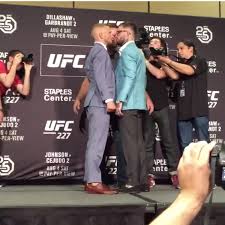 First and foremost i'm focusing on myself and getting healthy, everything else will fall into place!! Tj Dillashaw Vs Cody Garbrandt Staredown Video From Ufc 227 Media Day Mmamania Com