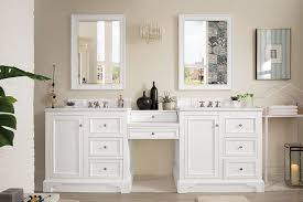 48 inch bathroom vanity with makeup table. James Martin De Soto Collection 94 Double Vanity Set With Makeup Table 3 Cm Optional Top And Color Option