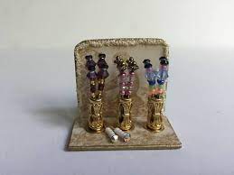 Miniature Dollhouse 1 12 Scale Fancy Hat Pin Display Etsy Fancy Fancy Hats Miniatures