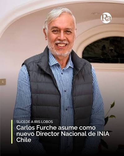 ➡️ Carlos Furche asume como nuevo Director Nacional de @iniachile Furche es ingeniero agrónomo y fue Ministro de Agricultura entre 2014 y 2018. Además, fue Director de ODEPA y Director de Relaciones