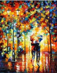 Showcasing the artwork by palette knife painters worldwide. China Palette Knife Oil Painting Thick Texture Rainy Walk Umbrella Wall Art On Canvas Pl801 China Palette Knife Painting And Palette Painting Price