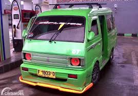 Foto modifikasi mobil carry futura ceper untuk inspirasi dekorasi . Intip Hasil Modif Angkot Di Bogor Dan Padang