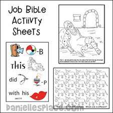Job Bible Lessons Crafts And Games Job Bible Bible Activities For Kids Sunday School Crafts For Kids