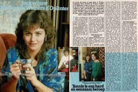 Marlène de wouters a commencé sa carrière comme joueuse de tennis ! Jonkvrouw Marlene De Wouters D Oplinter Toen Gisteren Nog Vandaag Was