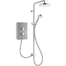 Mira Decor Dual Warm Silver 10 8kw Manual Electric Shower Power Shower Shower Overhead Shower Head