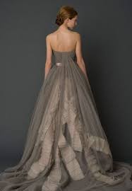 Utterly Gorgeous Coloured Gowns For The Unconventional Bride Grey Wedding Dress Beautiful Dresses Vera Wang Bridal