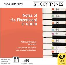 Savesave noten auf der klaviatur finden for later. Notes Of The Fingerboard Lernaufkleber Sticky Tunes