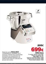 Monsieur cuisine connect sólo lo podrás comprar en supermercados lidl, este aparato cambiará tu vida y que hará de la cocina algo divertido y sencillo de realizar. Oferta Robot De Cocina Moulinex En El Corte Ingles