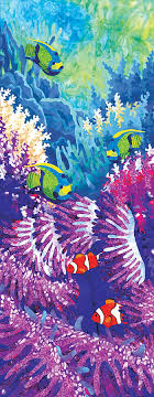 Shop unique custom made canvas prints, framed prints, posters, tapestries, and more. Coral Reef Painting By Kestrel Michaud
