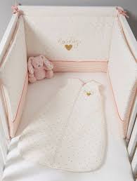 Tour De Lit En Molleton Lovely Pink Ecru Rose 1 Tour De Lit Tour De Lit Bebe Lit Bebe