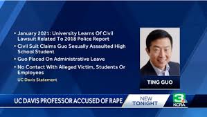 加州大学大学戴维斯分校华裔教授，被控多次性侵女高中生- 社区报道- 最新消息- 美国华裔教授专家网ScholarsUpdate.com