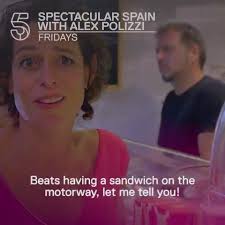 Alex samples Spanish cuisine