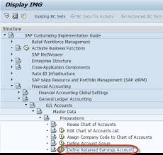 How To Define Retained Earnings Account In Sap