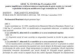 31 (1) ofiterul de stare civila poate incheia casatoria intre cetateni straini sau. Legea Nr 223 2020 Noi ModificÄƒri La Legea SocietÄƒÈ›ilor Comerciale Info È™i Text Integral Cabinetexpert Ro Blog Contabilitate