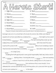 Super Hero Mad Libs Pack Mad Libs Literacy Night Education