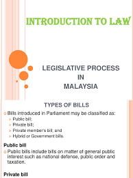 The bicameral parliament consists of the dewan rakyat (house of representatives) and the dewan negara (senate). Introduction To Law Legislative Process In Malaysia Member Of Parliament Constitutional Amendment