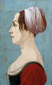 Portrait Of A Woman With A Man At A Casement Profile Portrait Of A Woman Pollaiolo Renaissance Portraits Italian Renaissance Renaissance