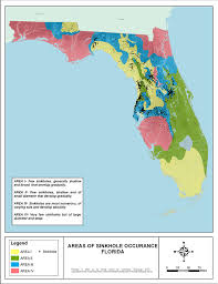 areas of sinkhole occurrence: florida