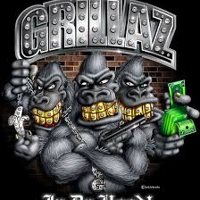 Only in da hood, chicago, illinois. Grillaz In Da Hood Hip Hop Gangsta Gorillas By Linkartworks King Kong Art Gangsta King Kong