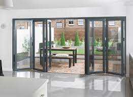 Bifold doors are the perfect back door option for homeowners wanting to create a flowing space between their home's inside and outside areas. Supreme 6m Grey Aluminium Bi Fold Doors Double Triple Glazed 6 Door