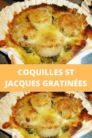 Coquilles St Jacques Gratinees Page 2 Recettes Du Monde Recettes De Cuisine Recette Coquille St Jacques Coquille St Jacques