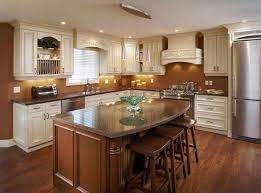 Countertops, faucets, sinks, toilets, cabinets, saunas, hot tubs 10 Beautiful Kitchens With Brown Walls