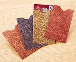 Bend the card into a slight arc and curl your inner fingers by retracting them behind the card. Patented Technology Rfid Credit Card Sleeve Make It A Simple And Effective Solution To Identity Theft Designer Leather Look Set Of 4 Perfect Slim Fit For All Mens And Womens Wallet Or Purse Buy Online