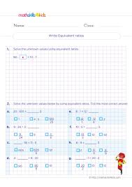 This ratio worksheet will produce eight ratio and rates word problems for the students to solve. 6th Grade Ratios And Rates Worksheets Pdf With Answers Grade 6 Proportion Worksheets