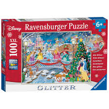 Ravensburger christmas jigsaw puzzles 1000 pieces. Ravensburger Disney Princess Glitter Christmas Jigsaw Puzzle 100 Pieces At John Lewis Partners