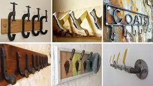 You only have to find some strong tree branches, paint them according to your if you want to have a hat rack with rustic feel, then you could implement this idea. 50 Diy Rustic Coat Rack Ideas Wall Hook Ideas Youtube