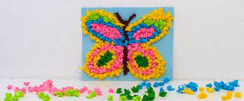 Basteln mit krepppapier ist nicht nur kinderleicht, sondern kennt in punkto kreativität grundsätzlich keine grenzen. Fruhlingsbasteln Basteln Mit Kindern Snyggis Familienblog