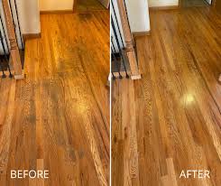Dry, grimy floors with deep scratches and wide gaps like this one need refinishing. Mr Sandless Floor Refinishing Posts Facebook