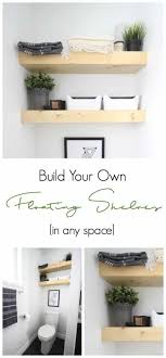 To build a shelf in the wall. Diy Floating Shelves Tutorial Love Create Celebrate