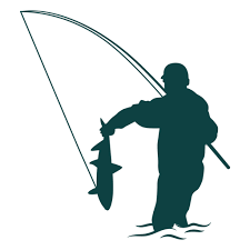 Download Fisherman Catch Fish Rod Silhouette Transparent Png Svg Vector File