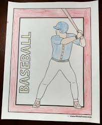 Young atheles playing soccer, football, baseball, basketball. Baseball Coloring Pages Customize And Print Pdfs