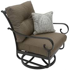 Olde good things holds stock of vintage and antique patio furniture in a variety of styles and materials. Tortuga Aluminum Outdoor Patio Club Swivel Rocker Chair With Cushion Antique Bronze