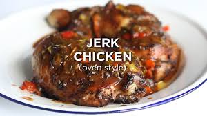 Bake in the oven for 1 hour or. Jerk Chicken Oven Style Made Easy At Home Youtube