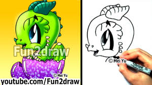 Look at the drawing and determine in. How To Draw A Dragon Baby Dragon Learn To Draw Art Lessons Fun2draw Online Drawing Tutorials Youtube