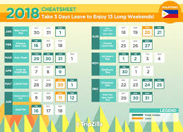 It's the time where most people intend to go on short vacation, going back to hometown, or staying home and here's the list of official long weekends in malaysia: 2018 Calendar Holiday Philippines 2019 New Year Images