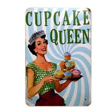 Get customizable cupcake business cards or make your own from scratch! Cupcake Queen Metal Poster Cake Painting Art Home Decor Poster Retro Tin Sign For Bakery Kitchen Wall Decoration Mix Order A900 Home Decor Signes For Homesign Tin Aliexpress