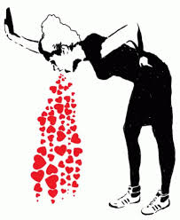 Valentines Puke Gif Valentines Puke Heart Discover Share Gifs Banksy Art Street Art Banksy Banksy Graffiti