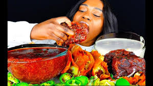 NUCLEAR CHEESY FIRE FRIED CHICKEN • Mukbang & Recipe