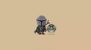 Baby Yoda And Mandalorian Live Wallpaper Yoda Wallpaper Live Wallpapers Cute Laptop Wallpaper
