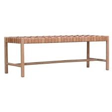 Diy woven leather bench | easy diy project for beginners, diy woven side table & costal home decor follow along to see how we built this diy woven leather bench! Bench Woven Leather Seat In Natural By Globewest Leather Bench Seat Leather Bench Leather Coffee Table