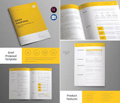 Business Brief Proposal Template Design Proposal Design Proposal Templates Business Proposal Template