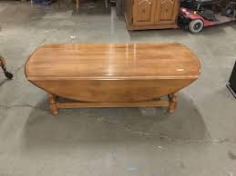 A drop leaf table will certainly be among the foremost sophisticated folding tables you'll find. Lot Vintage Ethan Allen Maple Drop Leaf Coffee Table