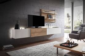 Die Hausmarke Wohnwand Media Design Mds 11 Weiss Kanada Eiche Mobel Letz Ihr Online Shop